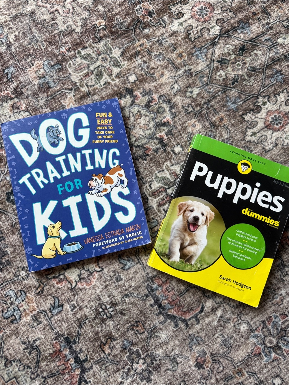 Puppies for Dummies and Training for Kids - Dog Training Book set